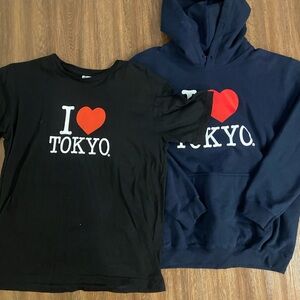 Oversized Tshirt and hoodie bundle